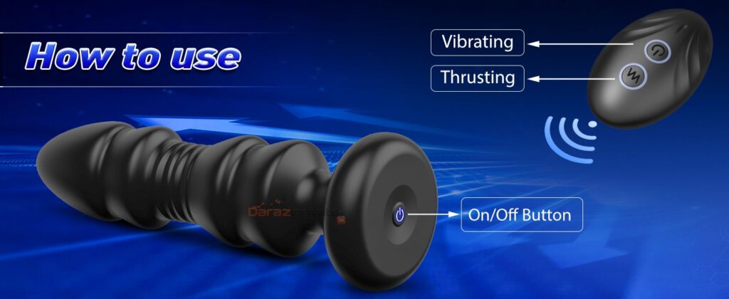 Vibrating Anal Plug Prostate Massager | Femail Plug Online
