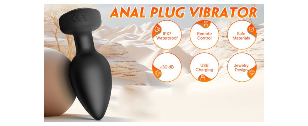 Wireless Remote Vibrating Anal Plug | Femail Plug Online