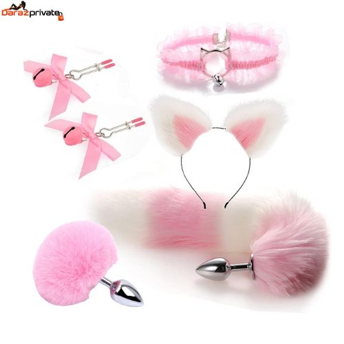 6pcs-fox-tail-butt-plug-set-for-couples