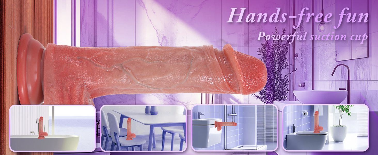 8-inch-realistic-veined-vibrator-silicone-dildo