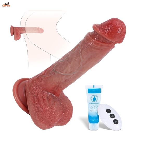 8-inch-realistic-veined-vibrator-silicone-dildo