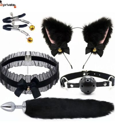 bdsm-foxtail-butt-plug-bondage-kit-5pcs