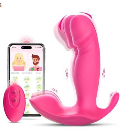 App Remote Wearable Rose Vibrator with USB Rechargeable Design and App Control in Pakistan