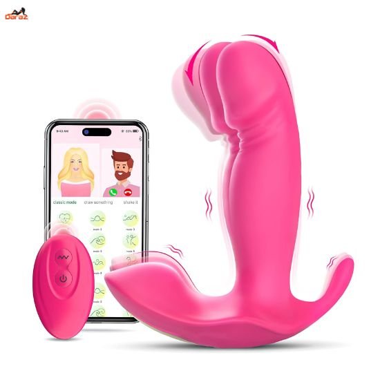 App Remote Wearable Rose Vibrator in Pakistan Darazprivate.pk App Remote Wearable Rose Vibrator with USB Rechargeable Design and App Control in Pakistan