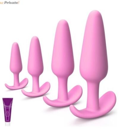 pink-4-piece-silicone-anal-plug-training-set
