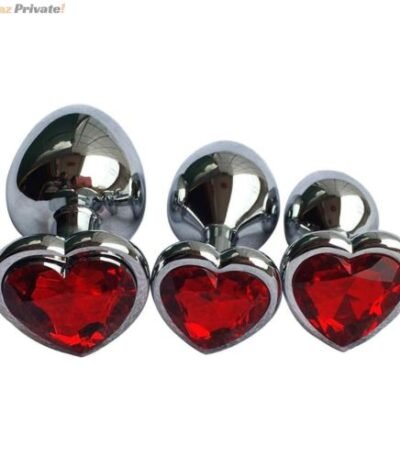 red-heart-3-pc-metal-butt-plug-trainer-kit