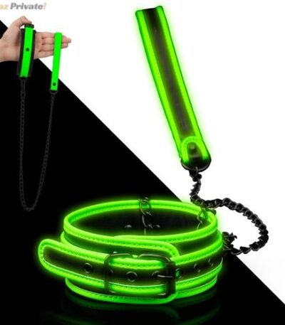 leather-leash-collar-glow-green
